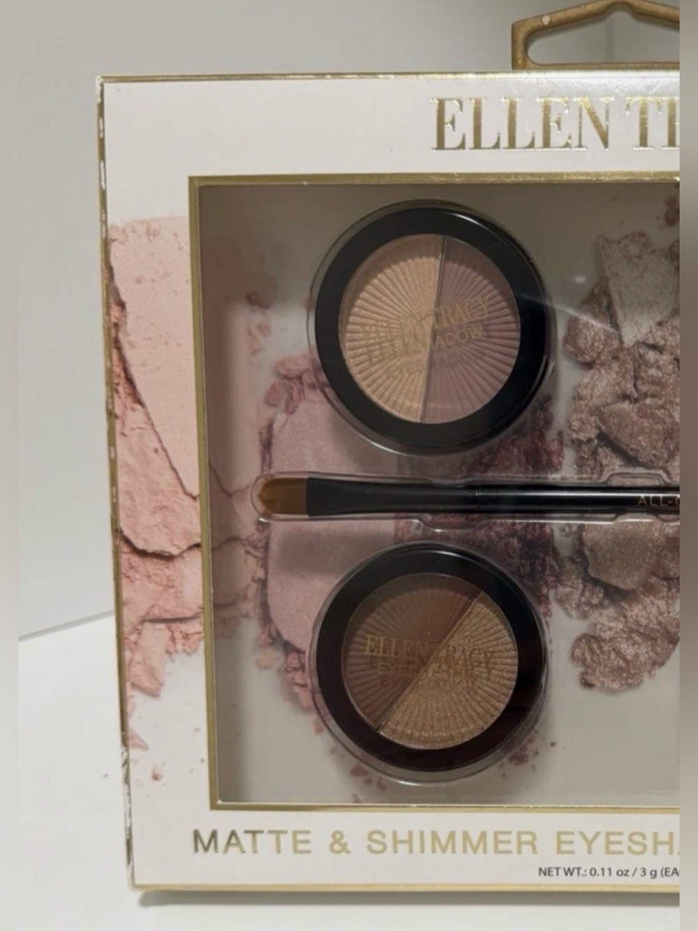 Ellen Tracy Neutral Eyeshadow Set - Brown, Taupe & Pink Shades - Picture 3 of 3